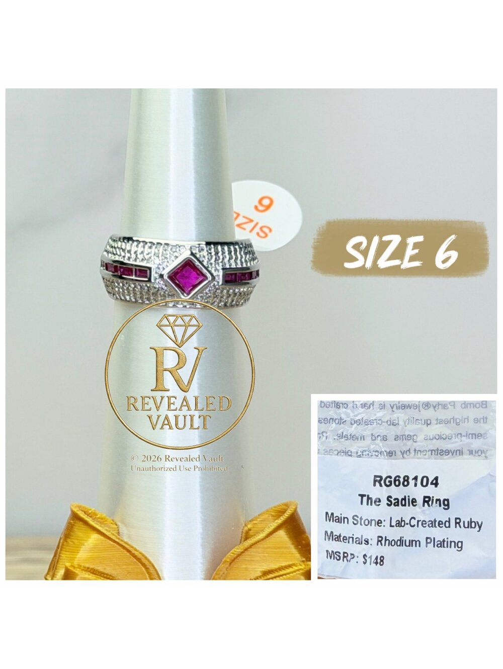 The Sadie Ring - Size 6 - July Birthday 2026